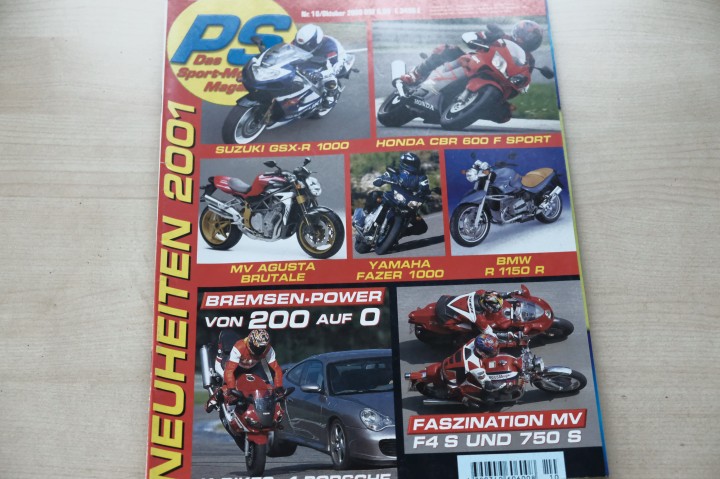 Deckblatt PS Sport Motorrad (10/2000)